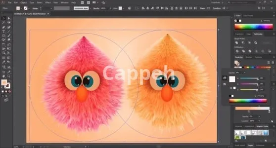 Providing specialized design services using Adobe Illustrator software