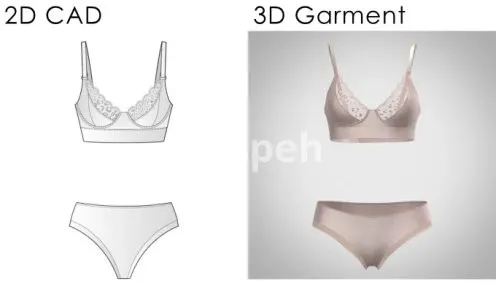 I will transform 2d cad into 3d virtual garment with clo3d