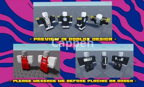 I will design and create roblox clothing