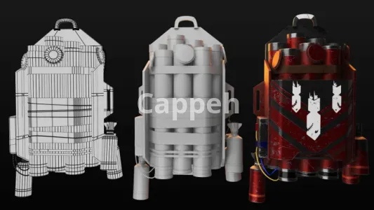 I will model the hard surface design