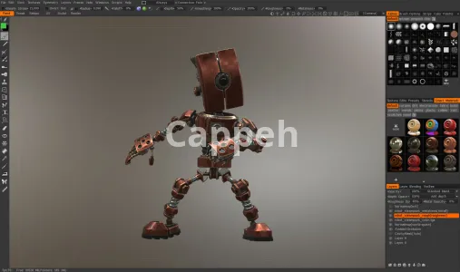3D game design and construction by  3D Coat software