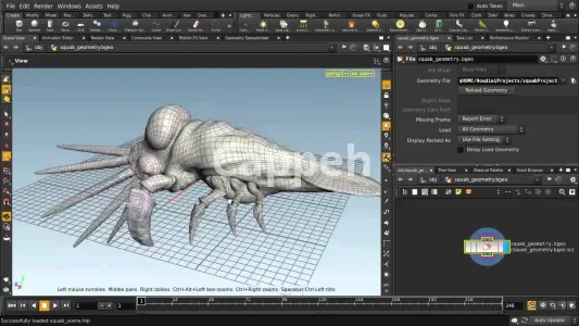 3D game design and construction by  Houdini software