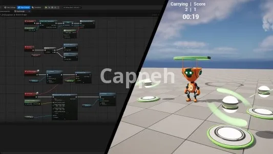 3D game design and construction by Unreal Engine software