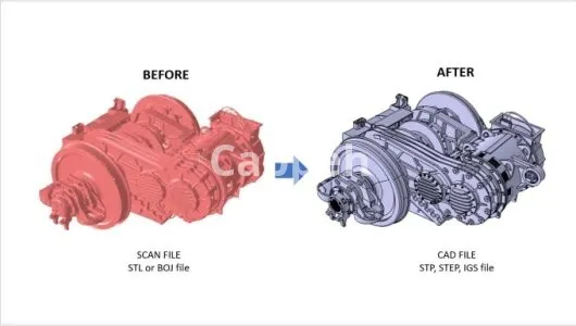 I will covert stl, obj to step