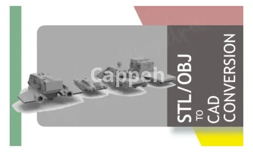 I will convert files from stl to step,solid,3d,iges