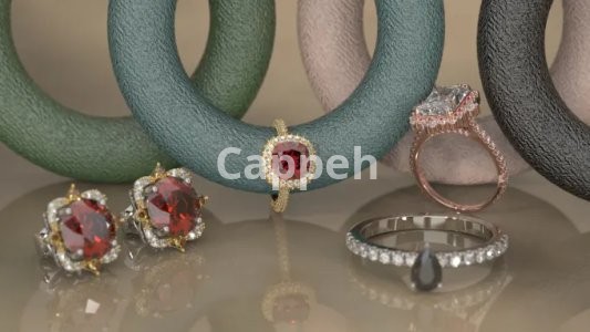 I will create 3d jewelry design and realistic render of them