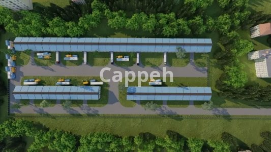 I will do 3d warehouse storage site landscape