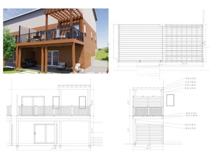 I will design your deck, screened porch, and outdoor wood structure