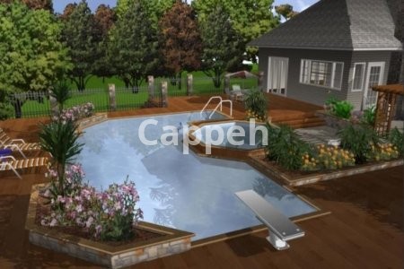 Providing specialized landscape design services using Dynascape landscape design software