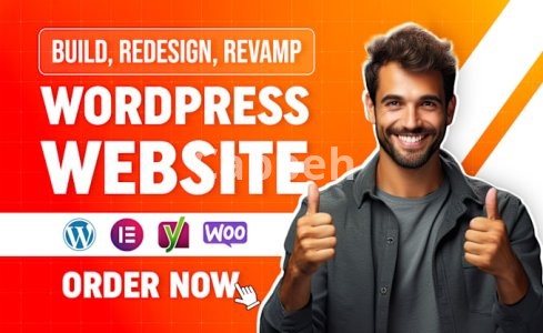 I will build, rebuild, redesign wordpress website design or wordpress elementor website