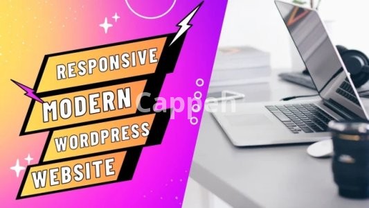 I will create a modern and responsive wordpress website for you