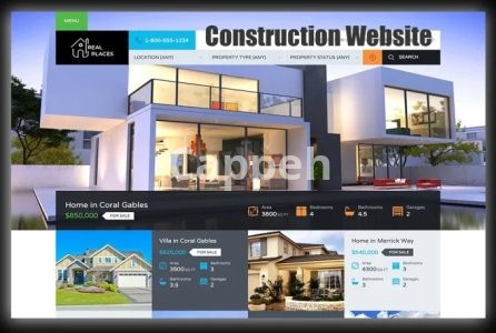 I will do construction, architecture, real estate or plumbing website in 24 hrs