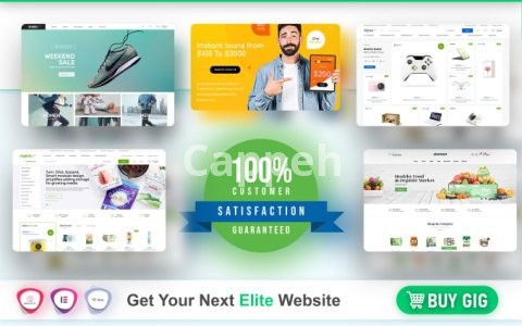 Our agency will design woocommerce multi vendor ecommerce site or dropshipping store