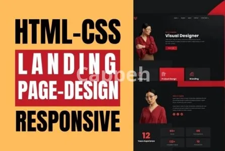 I will build html landing page or custom website as a front end developer