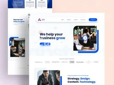 I will create a modern and responsive wordpress website for you