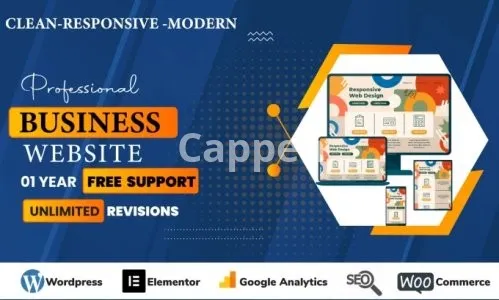 I will design and develop business website, restaurant, food and bakery