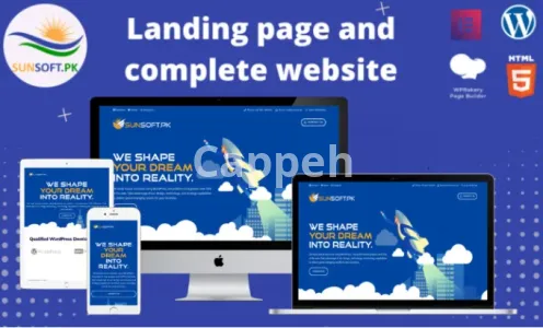 I will create landing page and complete wordpress website