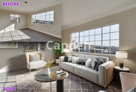 I will do virtual staging, virtual furniture, virtual renovation