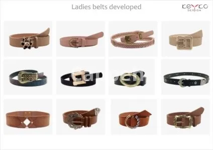 I will design fashion belts and accessories