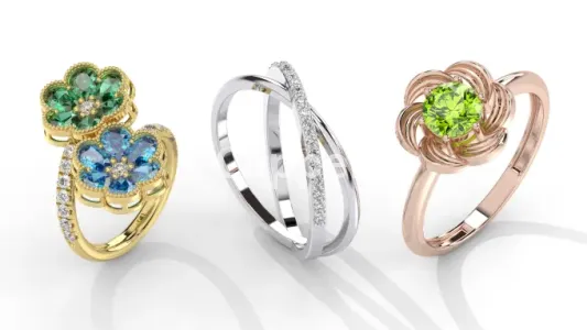 I will create jewelry design, photorealistic jewelry rendering and jewelry animation