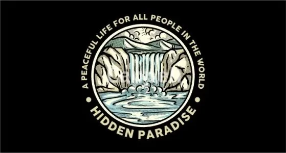 I will do vintage t shirt design, badge and logo in hand drawn style