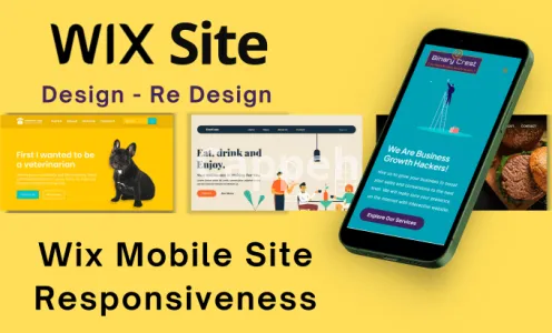 I will fix and optimize wix mobile site responsiveness