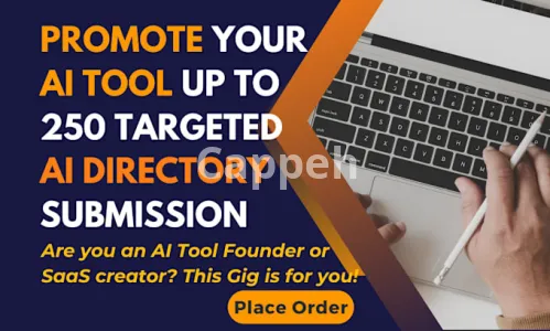 I will promote your ai tool up to 300 ai directories submission
