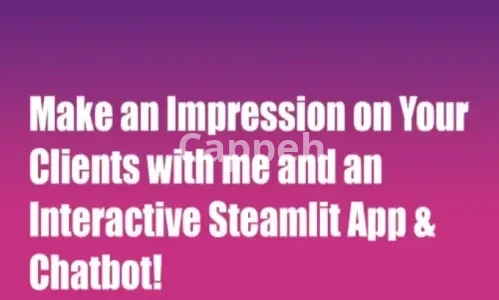 I will make impression interactive steamlit app chatbot