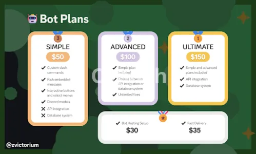 I will code a discord bot for you using python