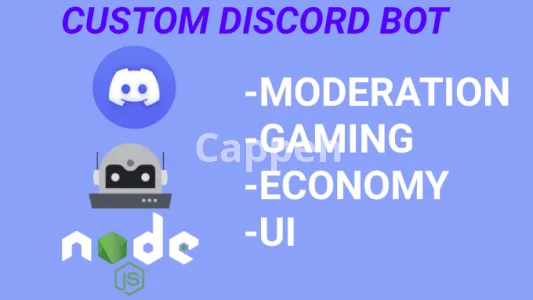 I will create a nodejs discord bot for your server