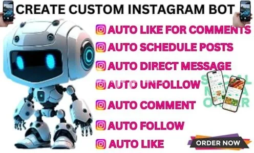 I will develop custom instagram bot, mass dm, auto follow moderation api in python