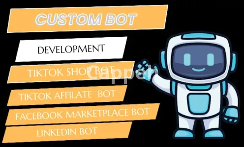 I will create facebook marketplace bot linkedin bot product shop listing bot