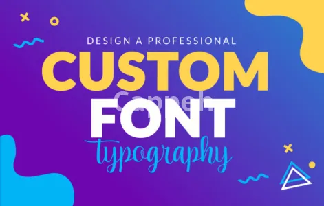 I will create custom font design and typography design typeface for your business