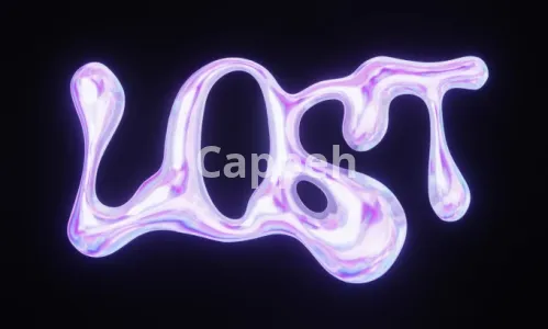 I will design a 3d chrome typography