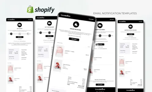 I will improve your shopify email notification templates