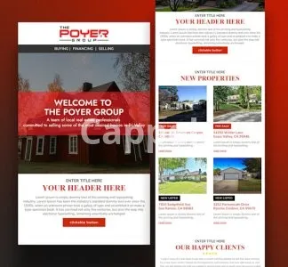 I will do mailchimp real estate or brand email template newsletter