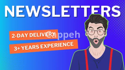 I will design canva company newsletters