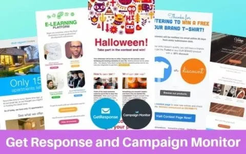 I will design get response and campaign monitor template