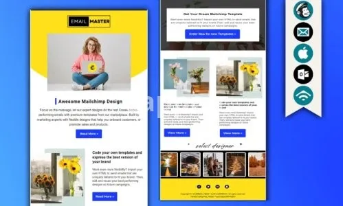 I will do editable mailchimp newsletter email template within 7 hrs