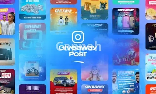 I will design your instagram giveaway post