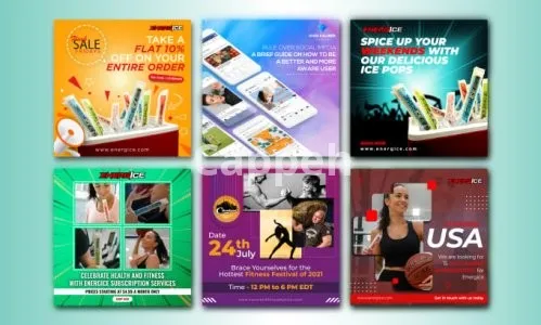 I will create attractive social media posts, carousel post, banner and ads design