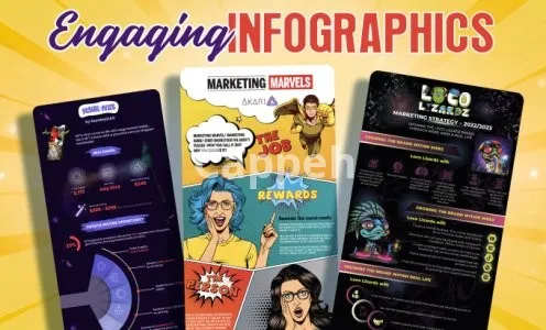 I will design an engaging infographic within 24 hours