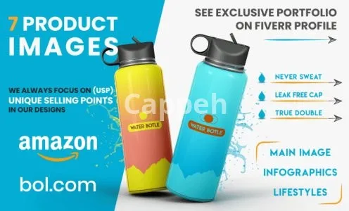 I will do amazon listing images product infographic lifestyle or bol products