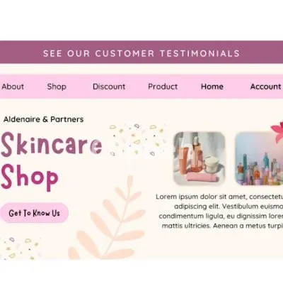 I will design shopify ecommerce store skincare fashion clothing restaurant beauty toys