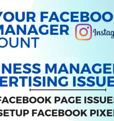 I will fix issues of facebook meta suite ad account and business manager and pixel