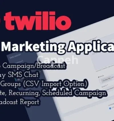 I will setup twilio bulk SMS marketing application and two way chat