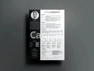 I will professionally design a job winning resume and academic CV