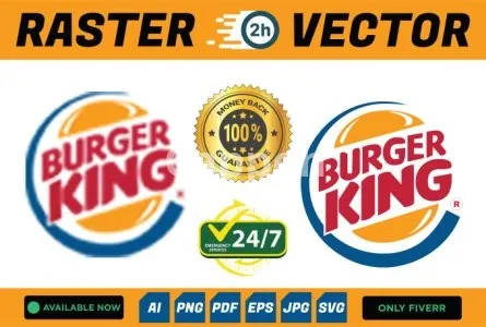 I will vector tracing, redraw, recreate, convert logo to vector file