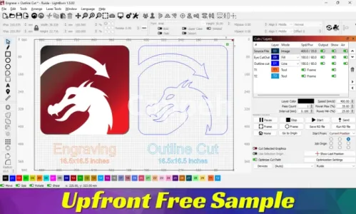 I will design lightburn files for laser cutting and engraving machines