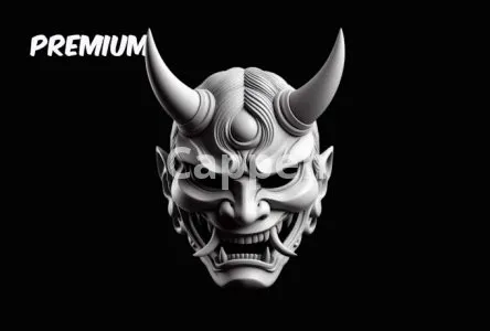 I will sculpt 3d japanese mask, oni mask, kitsune mask, blender, 3d model for printing